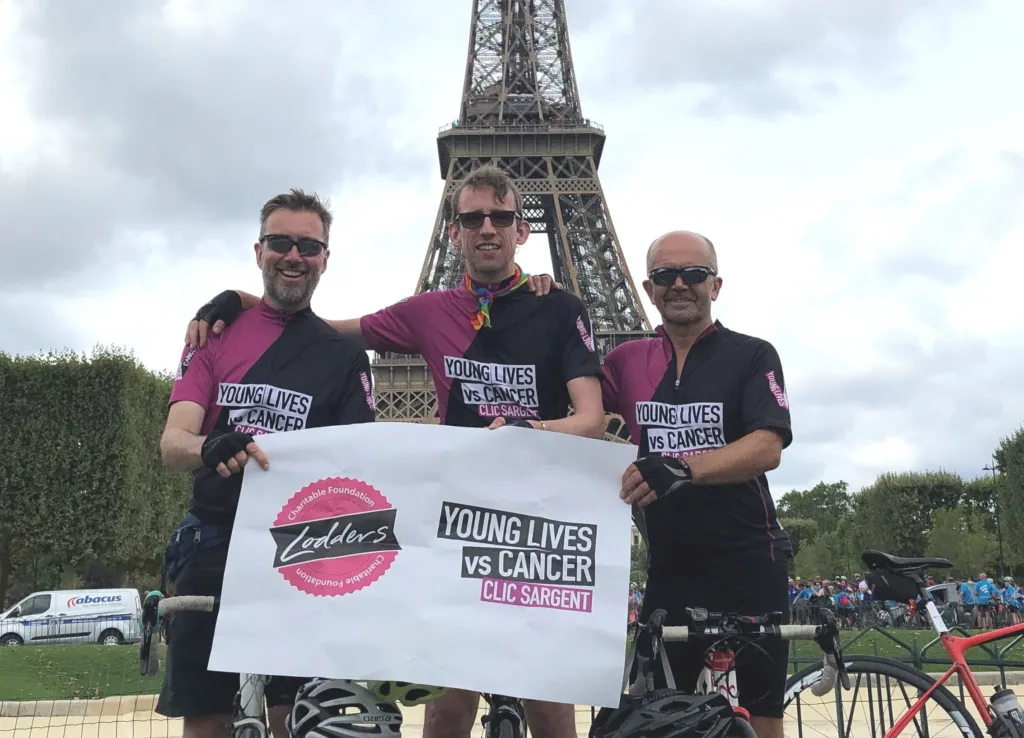 Lodders solicitors in Paris to raise money for charity