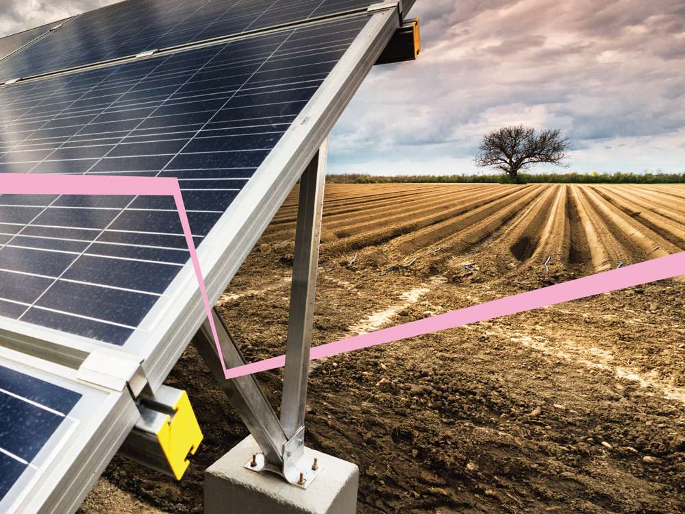 Solar farm, UK