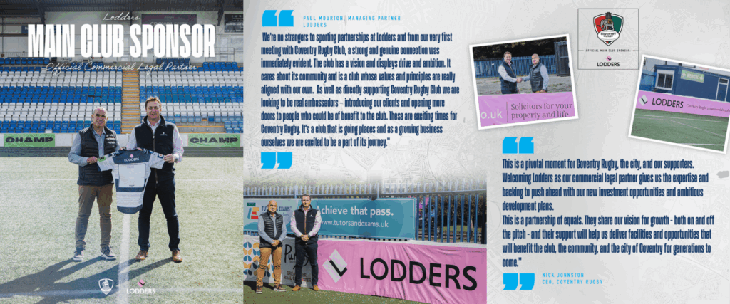 Coventry Rugby banner