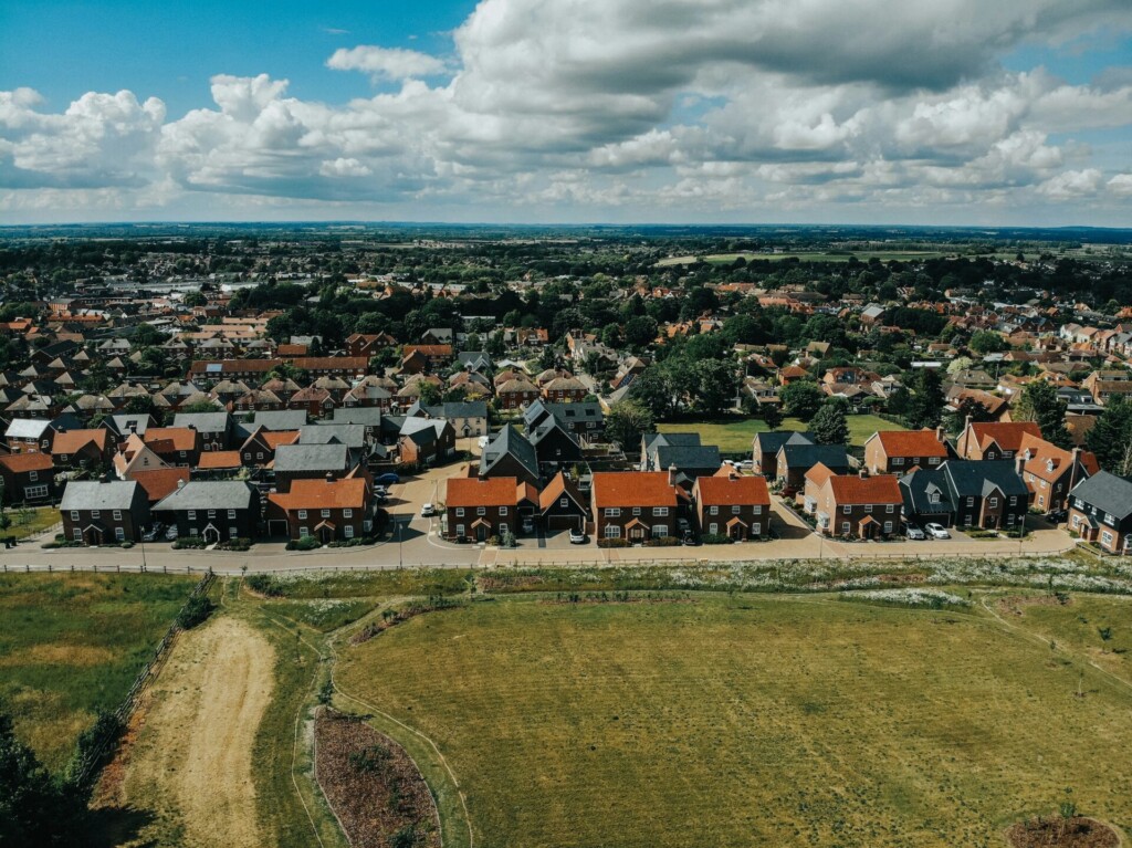 A residential development site